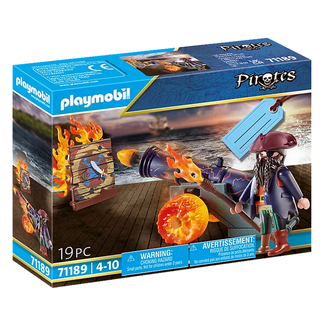 Playmobil Pirates 71189 Pirate with Cannon Gift Set