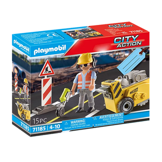 Playmobil City Action 71185 Construction Worker Gift Set