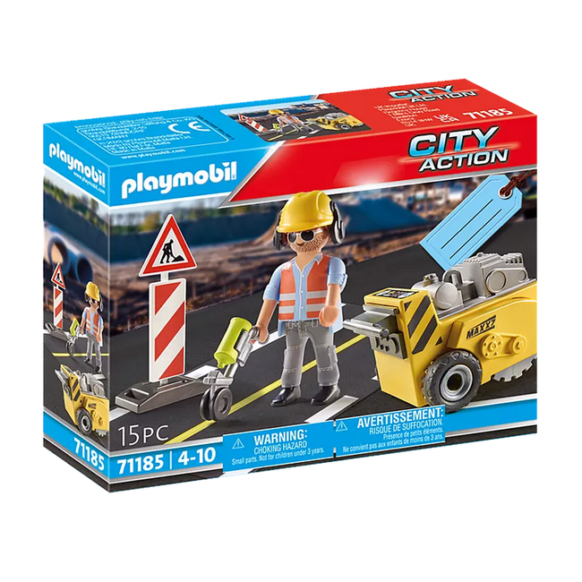Playmobil City Action - Construction Worker Gift Set 71185