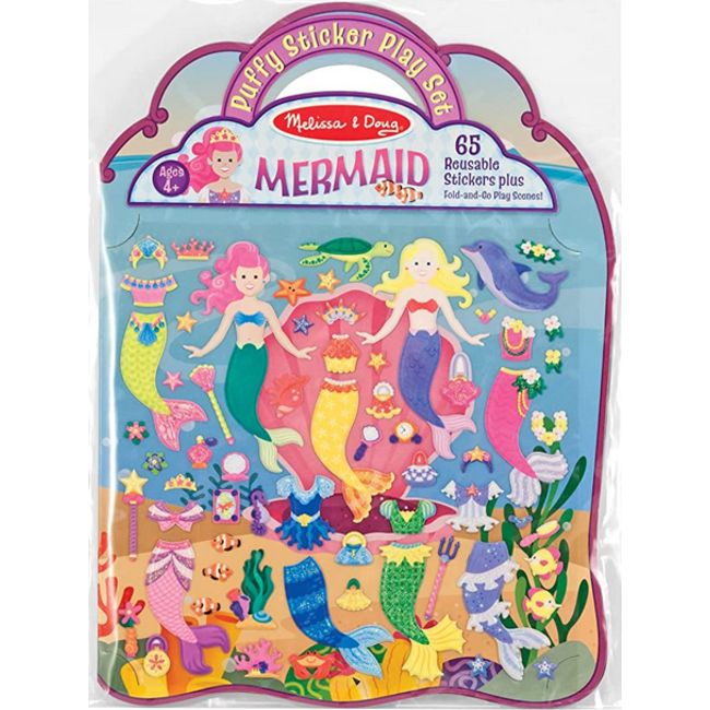 Melissa & Doug Reusable Puffy Sticker Mermaid 19413