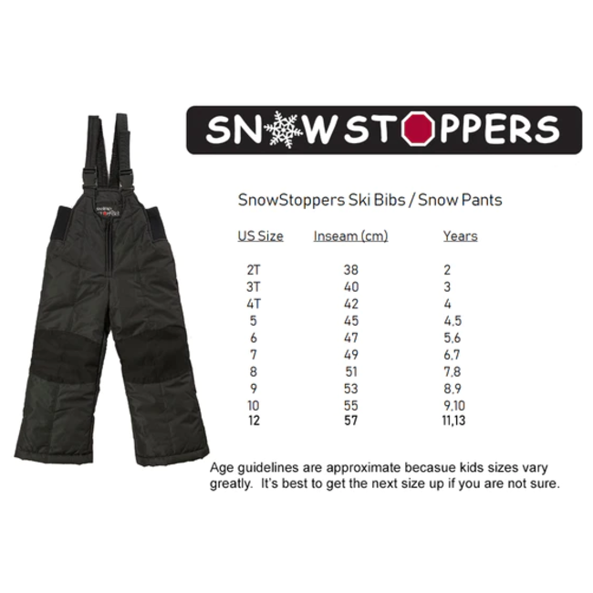 Snowstoppers Ski Bib-Snow Pants - Toddler