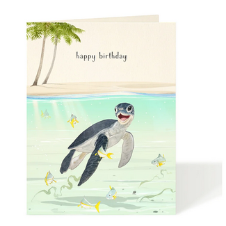 Felix Doolittle Greeting Card Baby Sea Turtle OFS11420