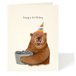 Felix Doolittle Greeting Card HB Berry Bear OFS61000