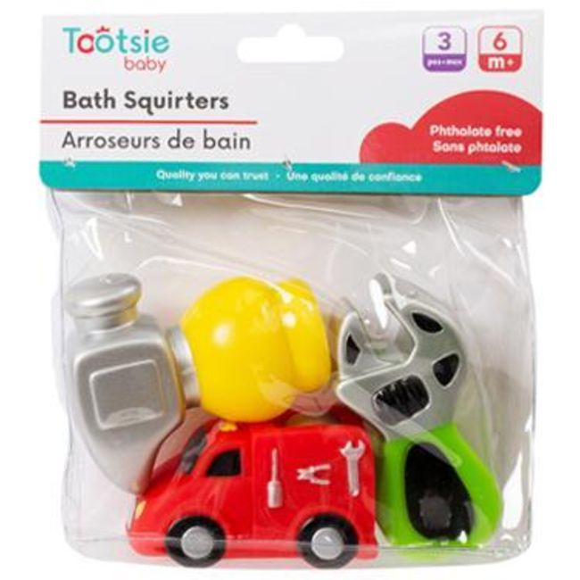 Tootsie Baby 3 Pc Bath Squirters Tools  76066
