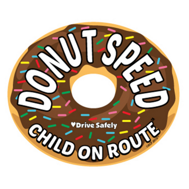 Donut Speed Car Magnet - Chocolate