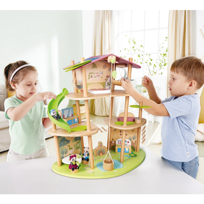 Hape - Pandas' Bamboo House - E3413