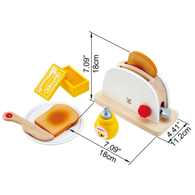 Hape Pop-up Toaster Set  E3148 ++