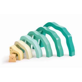 Hape Arctic Polar Bear Stacking Blocks E0490
