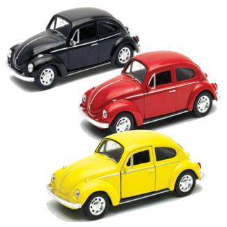 Welly Die Cast Metal Pull Back VW Classic  Beetle   W42343