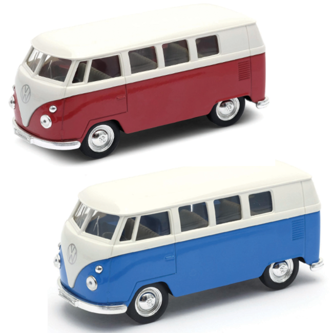 Welly Die Cast Pull Back 1963 Volkswagen T1 Bus W49764