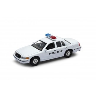 Welly Die Cast Pull Back Highway Patrol Police Car W9762