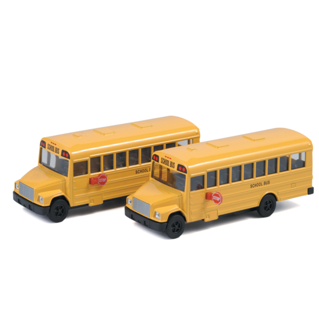 Welly Die Cast Pull Back School Bus H9326