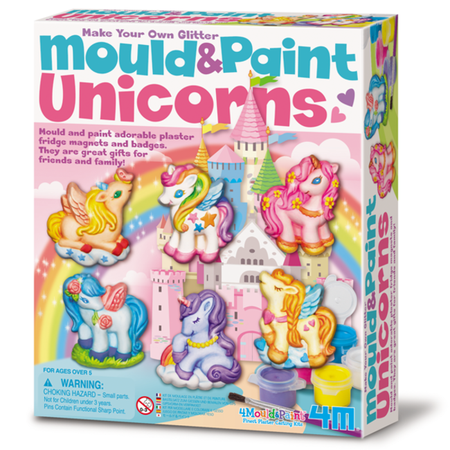 4M Mould & Paint Unicorns P4708B