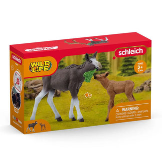 Schleich Wildlife Moose Family 42629