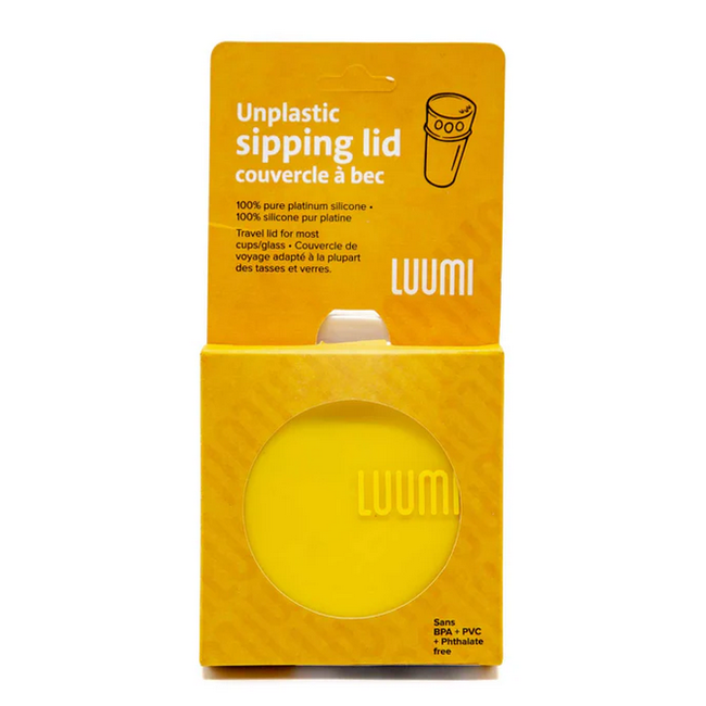 Silicone Lid & Straw - Yellow