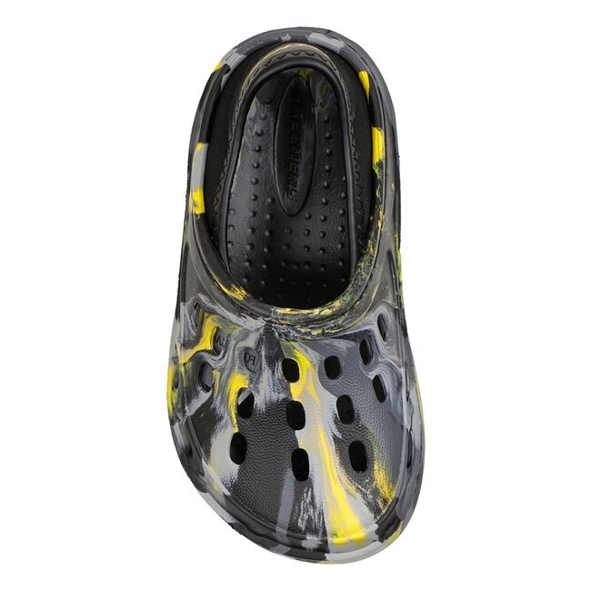 Skechers Swifters - Aqua Swirl Blk/Yellow Toddlers