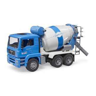 Bruder 02738 MAN TGA Cement Mixer - Blue