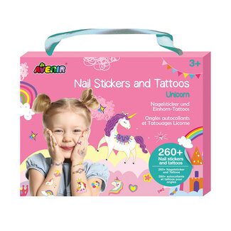 Avenir Nail Stickers and Tattoos - Unicorn