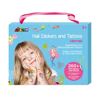 +! Avenir Nail Stickers and Tattoos - Mermaid NA218204 (NEW PIC)