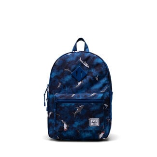 Herschel Heritage Youth Backpack  Sharks Mazarine Blue (OG Sizing)