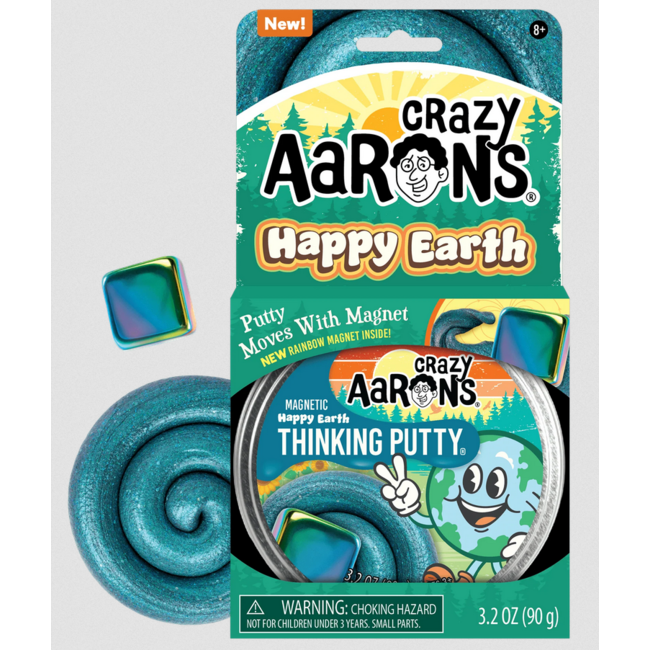Crazy Aarons Thinking Putty 4in - Happy Earth