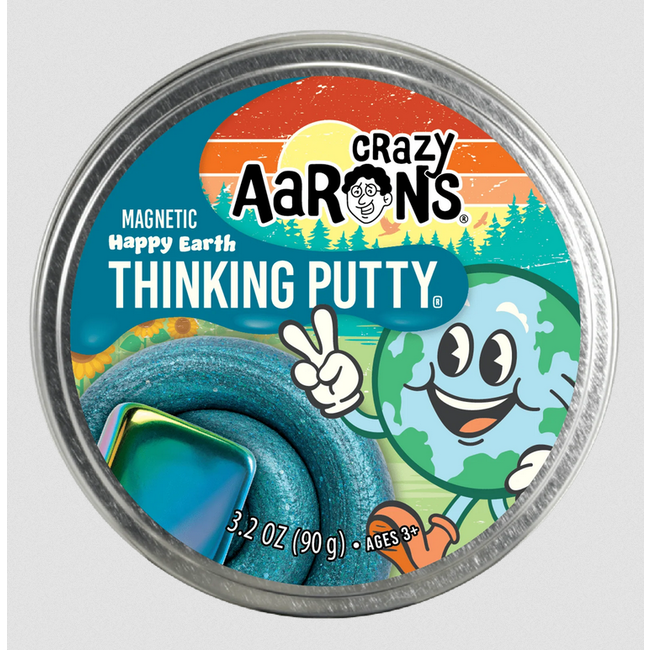 Crazy Aarons Thinking Putty 4in - Happy Earth