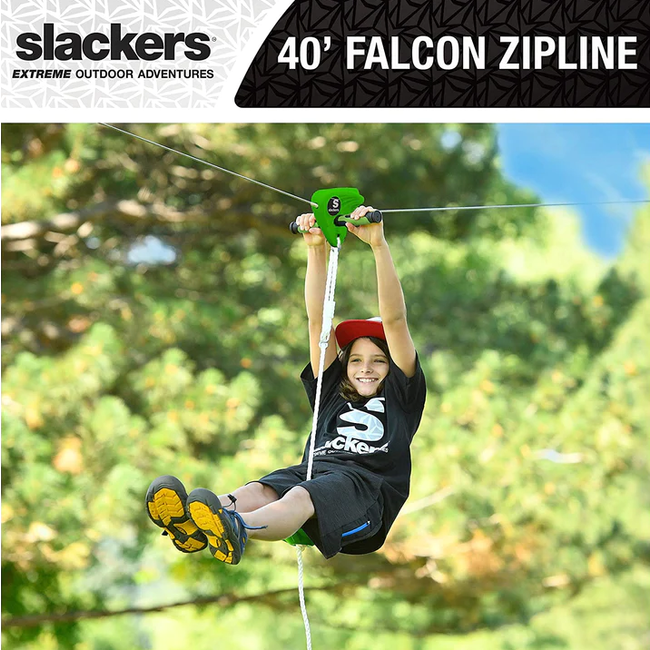 Slackers 40' Falcon Flyer Zipline Kit