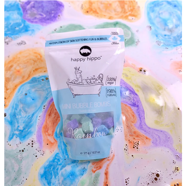Happy Hippo + Happy Hippo Mini Bath Bombs - Rainbow need new pic!