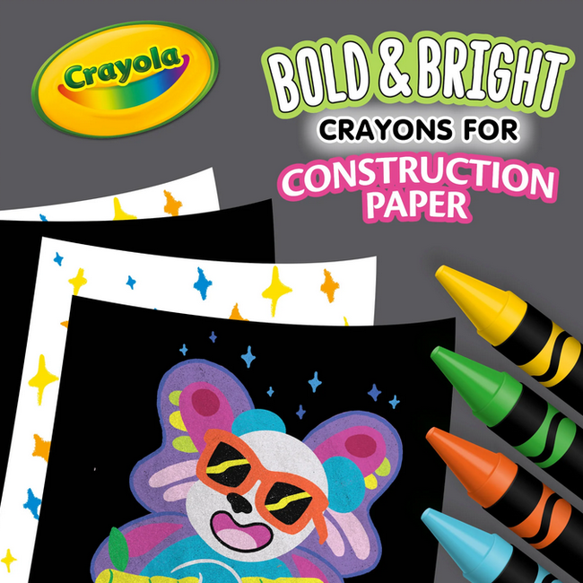 Bold & Bright  Crayons 24Pkg  52-6929