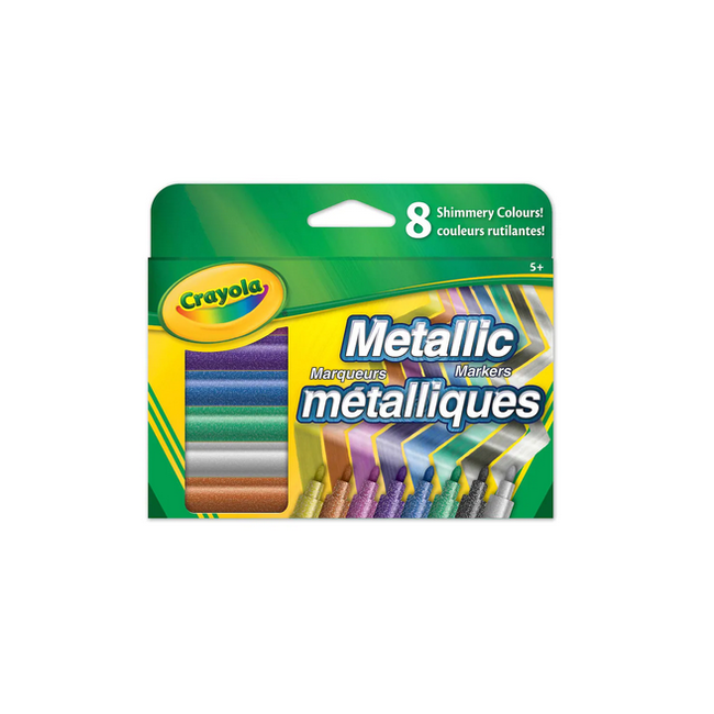 Crayola - Metallic Markers 58-8167