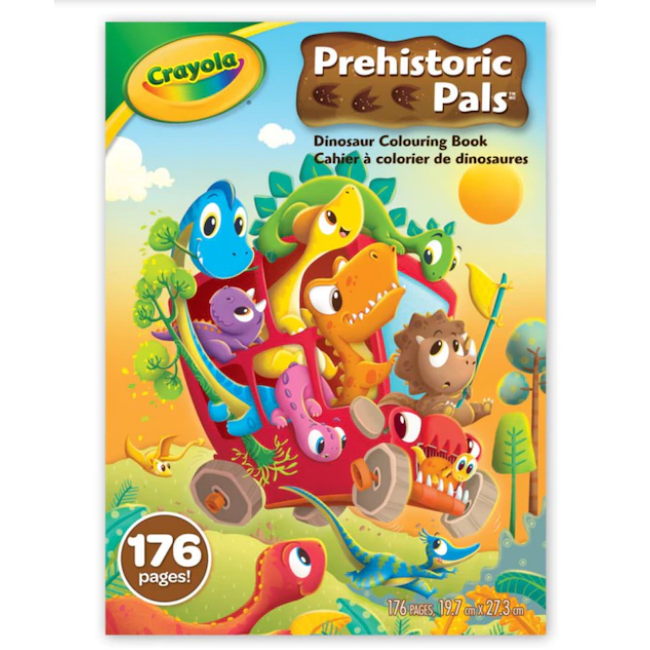 Crayola Prehistoric Pals Colouring Book 61-0767