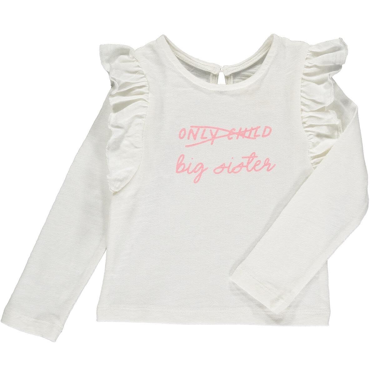 L S T shirt Only Child Big Sister 3T Kaos Kids
