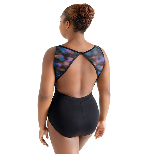 Capezio V Back Scoop Leotard Mystical Black 11910W