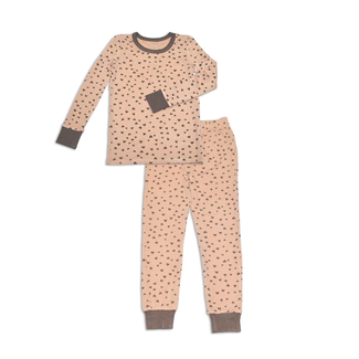 Bamboo L/S Pajama Set Doodle Hearts WF4452_DHP - Kaos Kids