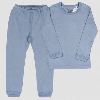 Coccoli Modal LS Pyjama - Steel Blue (tlm4937-84)