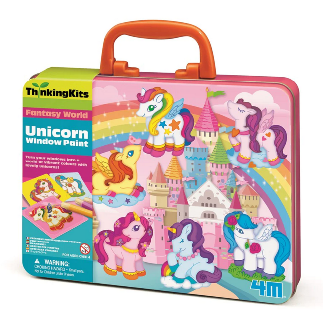 + 4M Thinking kits Unicorn Window Paints P4735