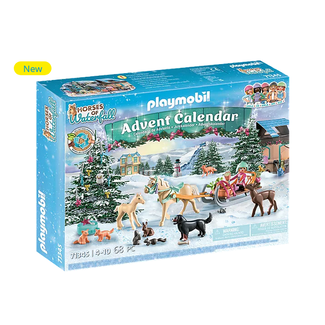 Playmobil Advent Calendar - Horses of Waterfall Christmas Sleigh 71345