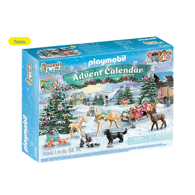 Playmobil Advent Calendar - Horses of Waterfall Christmas Sleigh 71345