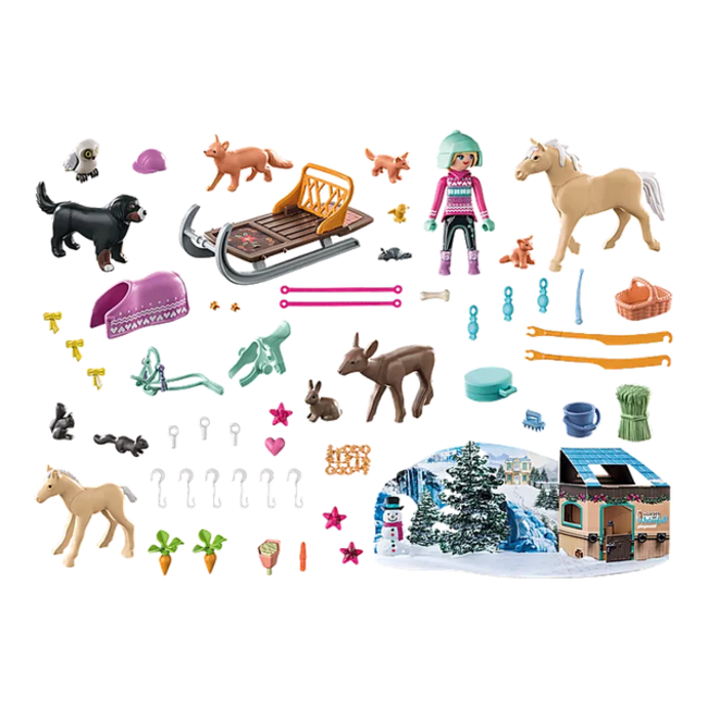 Playmobil Advent Calendar - Horses of Waterfall Christmas Sleigh 71345