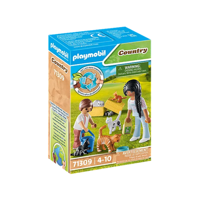 Playmobil Country Cat family 71309