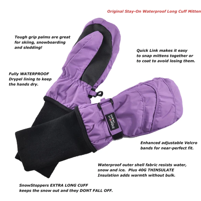 SnowStoppers Nylon Mittens