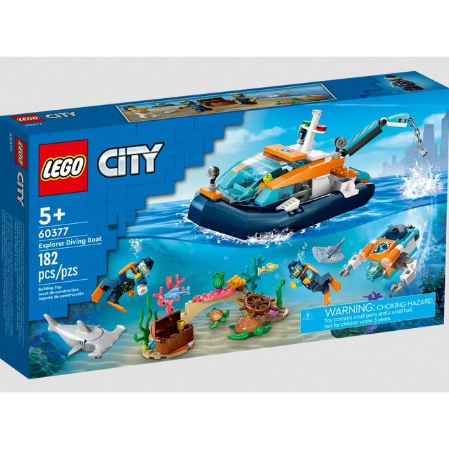 LEGO City 60377 Explorer Diving Boat