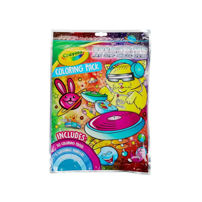 Crayola Cosmic Cats Colouring Pack