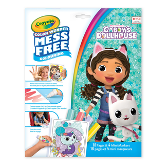 Crayola Color Wonder Mess Free Colouring - Gabby's Dollhouse 75-3934