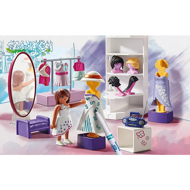 Playmobil Color - Dressing Room 71373