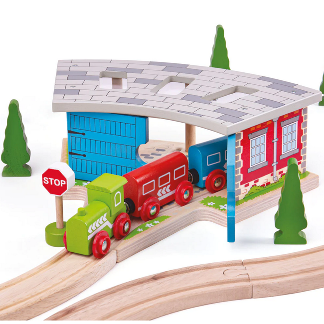 BigJigs Triple Engine Shed BJT119