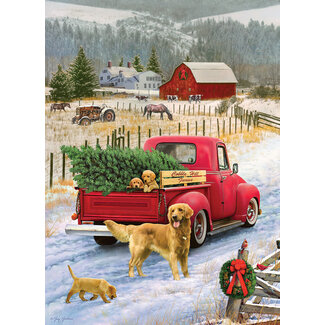Cobble Hill 1000pc Christmas on the Farm Puzzle 80127