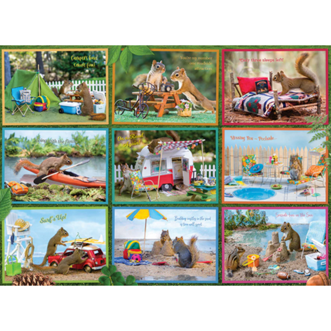 Cobble Hill 1000pc Squirrels on Vacation 40256