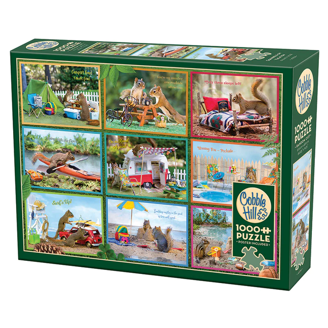 Cobble Hill 1000pc Squirrels on Vacation 40256