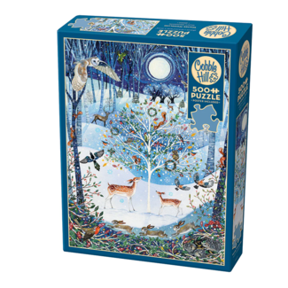 Cobble Hill 500pc Winter Woodland 45009